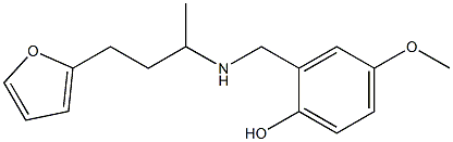 2-({[4-(furan-2-yl)butan-2-yl]amino}methyl)-4-methoxyphenol Structure