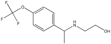 2-({1-[4-(trifluoromethoxy)phenyl]ethyl}amino)ethan-1-ol|