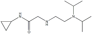 2-({2-[bis(propan-2-yl)amino]ethyl}amino)-N-cyclopropylacetamide