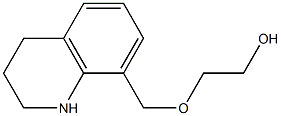 2-(1,2,3,4-tetrahydroquinolin-8-ylmethoxy)ethan-1-ol 化学構造式