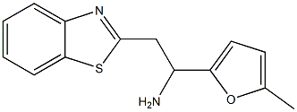 2-(1,3-benzothiazol-2-yl)-1-(5-methylfuran-2-yl)ethan-1-amine|