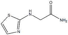 2-(1,3-thiazol-2-ylamino)acetamide Struktur