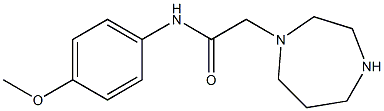 2-(1,4-diazepan-1-yl)-N-(4-methoxyphenyl)acetamide Structure