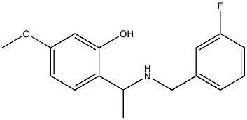 2-(1-{[(3-fluorophenyl)methyl]amino}ethyl)-5-methoxyphenol