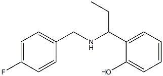 2-(1-{[(4-fluorophenyl)methyl]amino}propyl)phenol