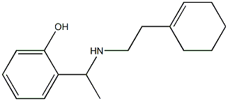 2-(1-{[2-(cyclohex-1-en-1-yl)ethyl]amino}ethyl)phenol