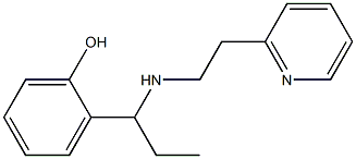 2-(1-{[2-(pyridin-2-yl)ethyl]amino}propyl)phenol|