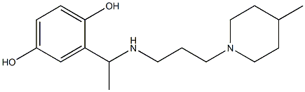 2-(1-{[3-(4-methylpiperidin-1-yl)propyl]amino}ethyl)benzene-1,4-diol