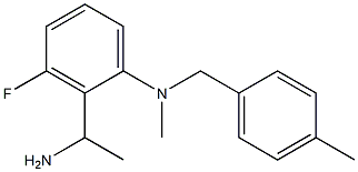 2-(1-aminoethyl)-3-fluoro-N-methyl-N-[(4-methylphenyl)methyl]aniline