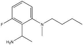 2-(1-aminoethyl)-N-butyl-3-fluoro-N-methylaniline Structure