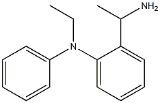 2-(1-aminoethyl)-N-ethyl-N-phenylaniline Structure