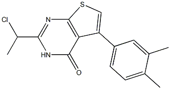 2-(1-chloroethyl)-5-(3,4-dimethylphenyl)-3H,4H-thieno[2,3-d]pyrimidin-4-one