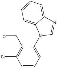 2-(1H-1,3-benzodiazol-1-yl)-6-chlorobenzaldehyde