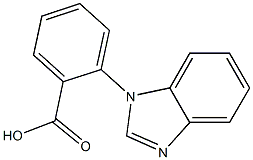 2-(1H-1,3-benzodiazol-1-yl)benzoic acid Struktur