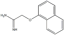 2-(1-naphthyloxy)ethanimidamide Struktur