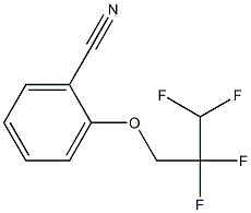 2-(2,2,3,3-tetrafluoropropoxy)benzonitrile Structure