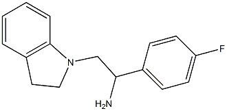 2-(2,3-dihydro-1H-indol-1-yl)-1-(4-fluorophenyl)ethanamine