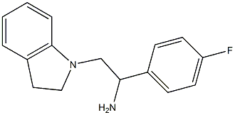  2-(2,3-dihydro-1H-indol-1-yl)-1-(4-fluorophenyl)ethanamine