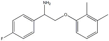 2-(2,3-dimethylphenoxy)-1-(4-fluorophenyl)ethanamine 结构式