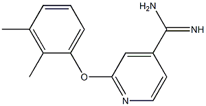 2-(2,3-dimethylphenoxy)pyridine-4-carboximidamide Structure