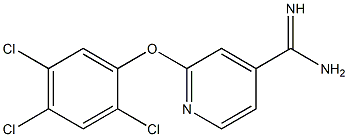 2-(2,4,5-trichlorophenoxy)pyridine-4-carboximidamide