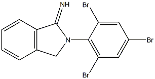 2-(2,4,6-tribromophenyl)-2,3-dihydro-1H-isoindol-1-imine 结构式