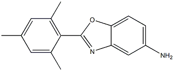 2-(2,4,6-trimethylphenyl)-1,3-benzoxazol-5-amine Struktur