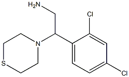 2-(2,4-dichlorophenyl)-2-(thiomorpholin-4-yl)ethan-1-amine