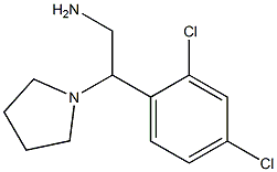 2-(2,4-dichlorophenyl)-2-pyrrolidin-1-ylethanamine Structure