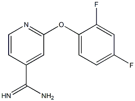 2-(2,4-difluorophenoxy)pyridine-4-carboximidamide