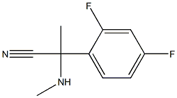  2-(2,4-difluorophenyl)-2-(methylamino)propanenitrile