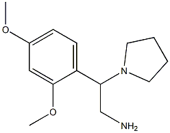 2-(2,4-dimethoxyphenyl)-2-pyrrolidin-1-ylethanamine