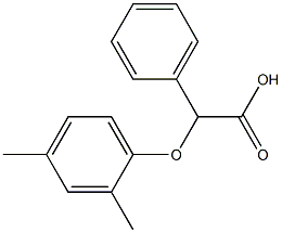 2-(2,4-dimethylphenoxy)-2-phenylacetic acid Structure