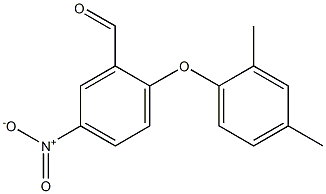 2-(2,4-dimethylphenoxy)-5-nitrobenzaldehyde|