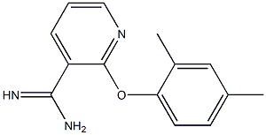 2-(2,4-dimethylphenoxy)pyridine-3-carboximidamide|