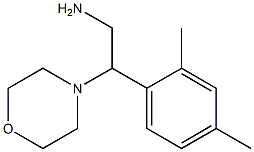 2-(2,4-dimethylphenyl)-2-morpholin-4-ylethanamine,,结构式