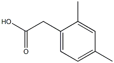 2-(2,4-dimethylphenyl)acetic acid Struktur