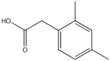 2-(2,4-dimethylphenyl)acetic acid 结构式