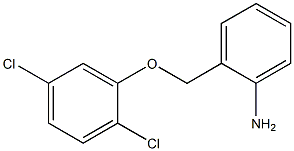 2-(2,5-dichlorophenoxymethyl)aniline Structure