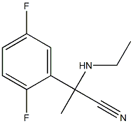 2-(2,5-difluorophenyl)-2-(ethylamino)propanenitrile|