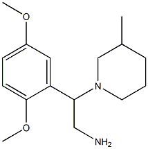  2-(2,5-dimethoxyphenyl)-2-(3-methylpiperidin-1-yl)ethanamine