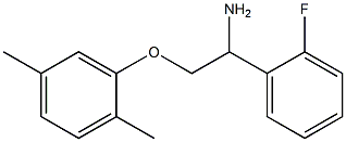 2-(2,5-dimethylphenoxy)-1-(2-fluorophenyl)ethanamine