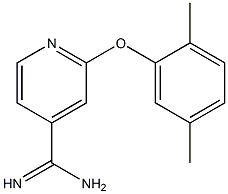 2-(2,5-dimethylphenoxy)pyridine-4-carboximidamide|