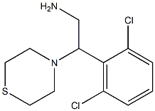 2-(2,6-dichlorophenyl)-2-(thiomorpholin-4-yl)ethan-1-amine