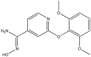 2-(2,6-dimethoxyphenoxy)-N'-hydroxypyridine-4-carboximidamide