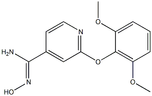  2-(2,6-dimethoxyphenoxy)-N'-hydroxypyridine-4-carboximidamide