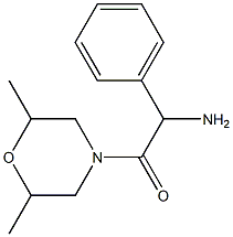 2-(2,6-dimethylmorpholin-4-yl)-2-oxo-1-phenylethanamine