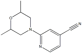 2-(2,6-dimethylmorpholin-4-yl)isonicotinonitrile