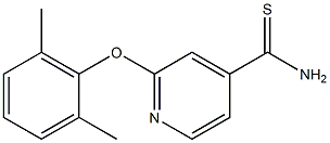 2-(2,6-dimethylphenoxy)pyridine-4-carbothioamide Structure