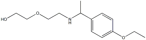 2-(2-{[1-(4-ethoxyphenyl)ethyl]amino}ethoxy)ethan-1-ol Structure